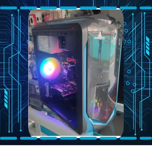 ⚡ Potente Xeon 24 Hilos 🚀 16GB RAM 🎮 Radeon 4GB 💻 SSD+HHD 1.120GB🌈 Luces Gamer 🔥